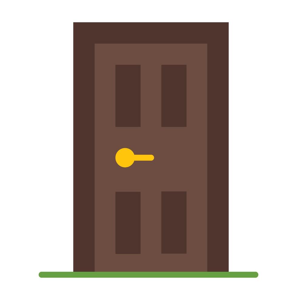 Door Icon Design vector