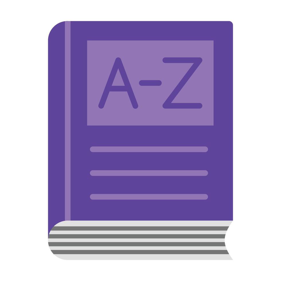 Dictionary Icon Design vector