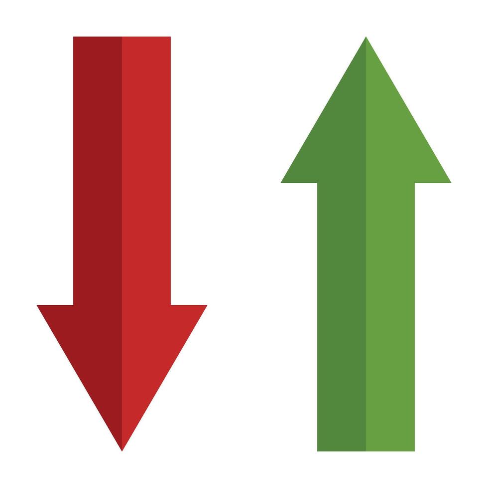 Up Down Icon Design vector