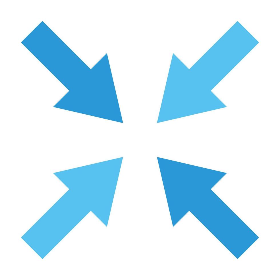 Shrink Icon Design vector