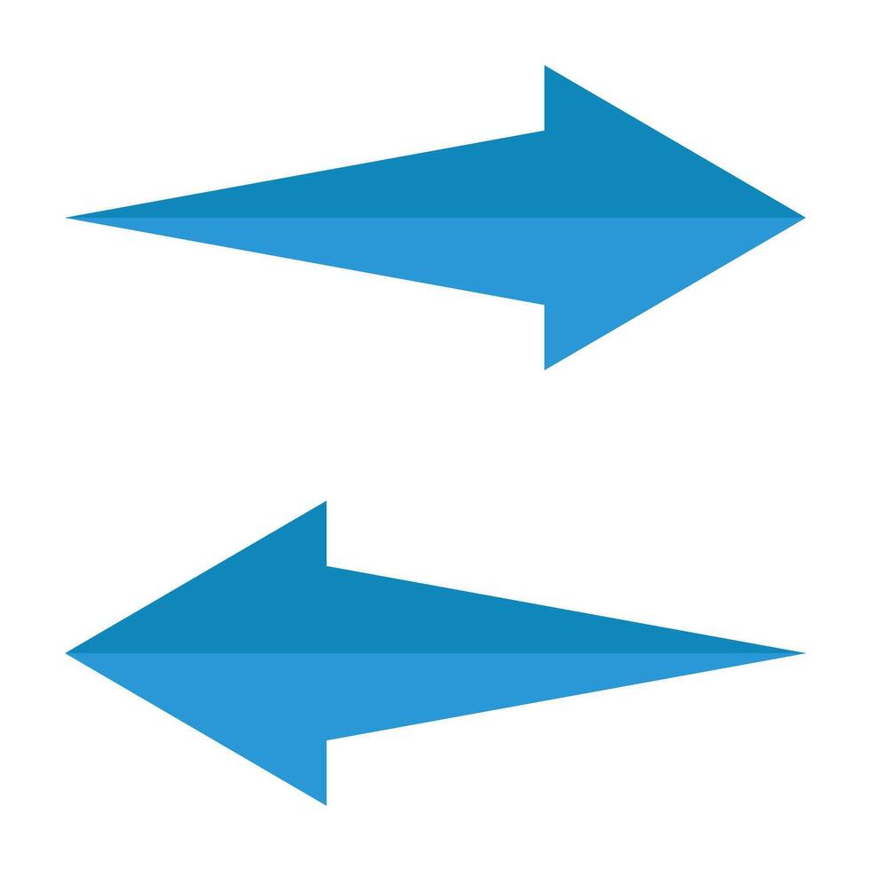 Double Arrow Icon Design vector