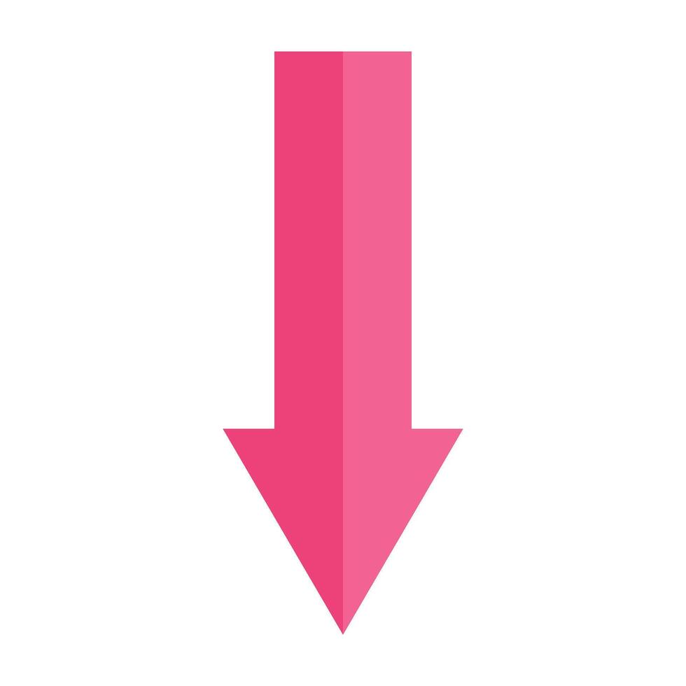 Down Arrow Icon Design vector