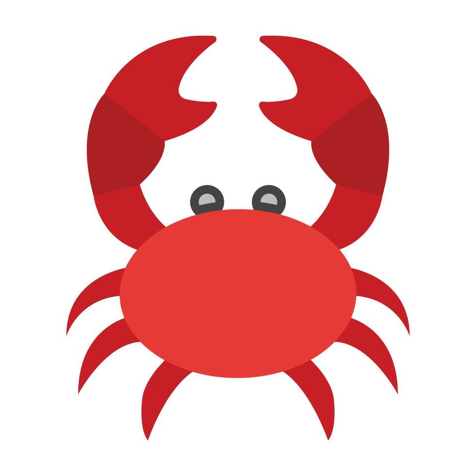 Crab Icon Design vector