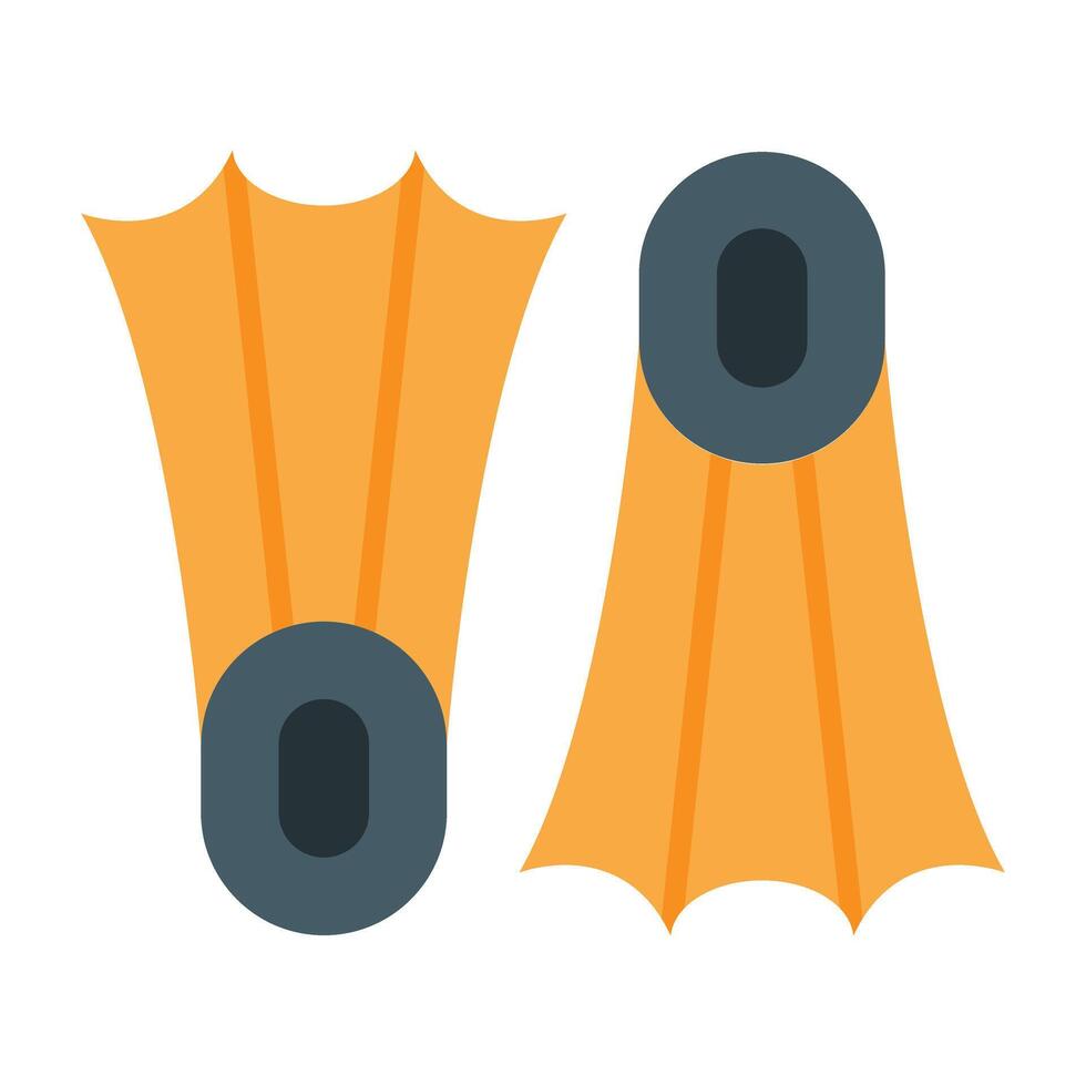 Fins Icon Design vector