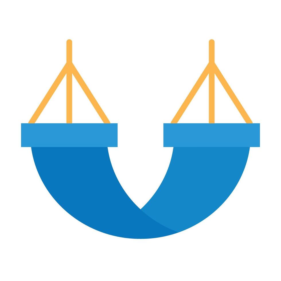 Hammock Icon Design vector