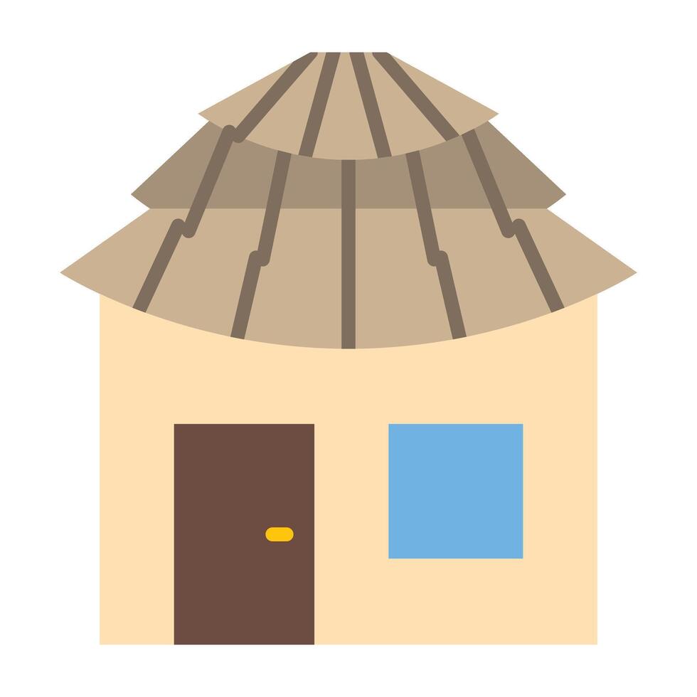 Hut Icon Design vector