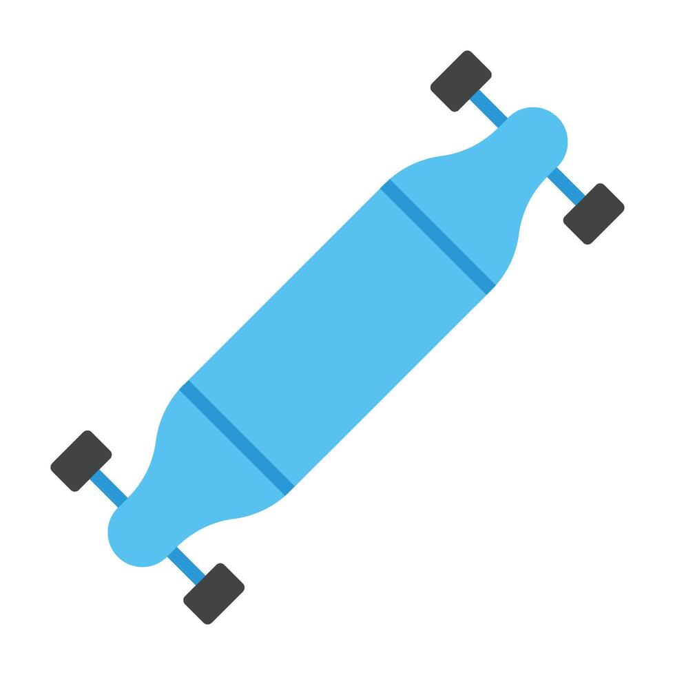 Longboard Icon Design vector