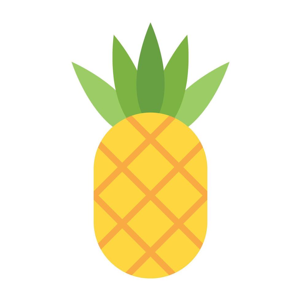 Pineapple Icon Design vector