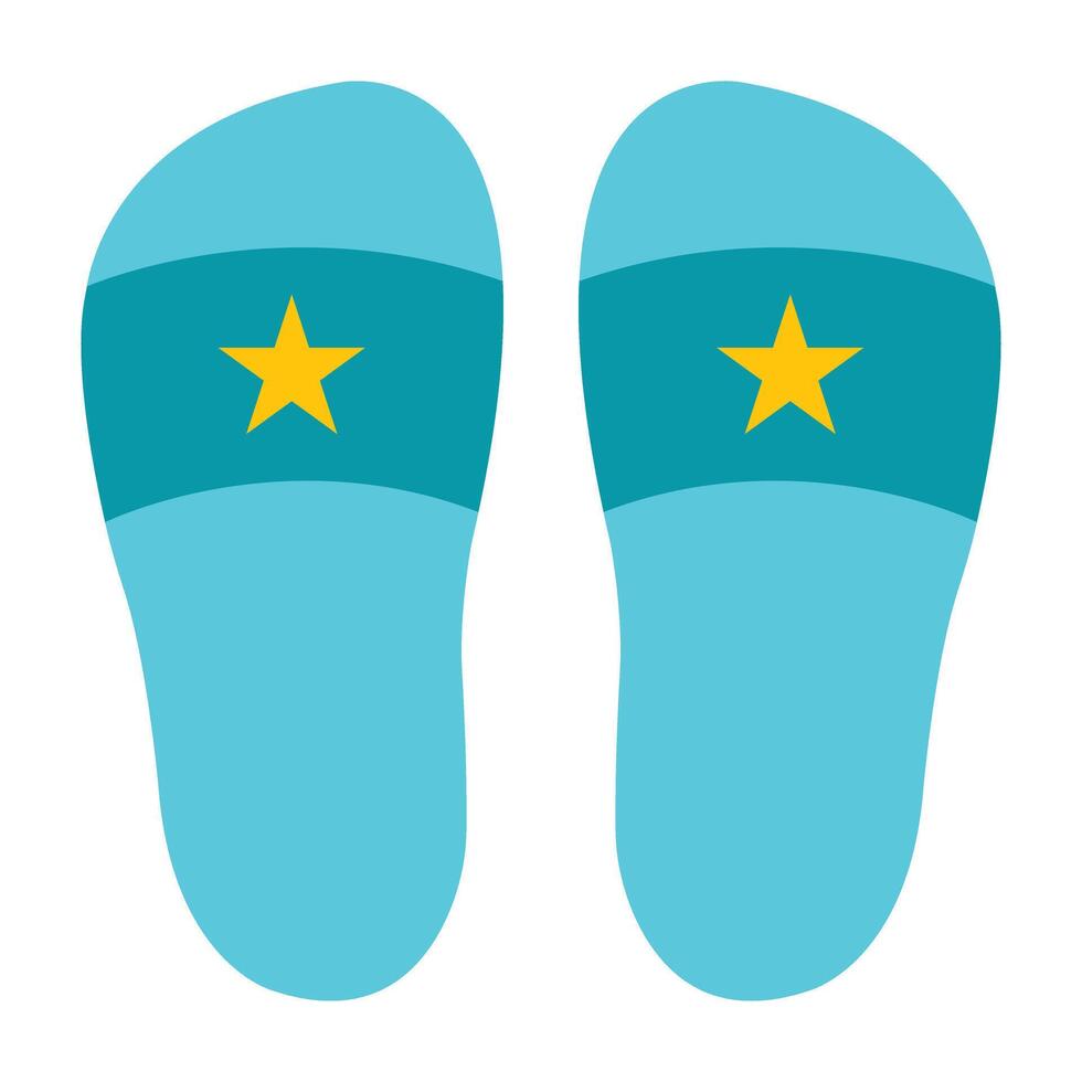 Slippers Icon Design vector