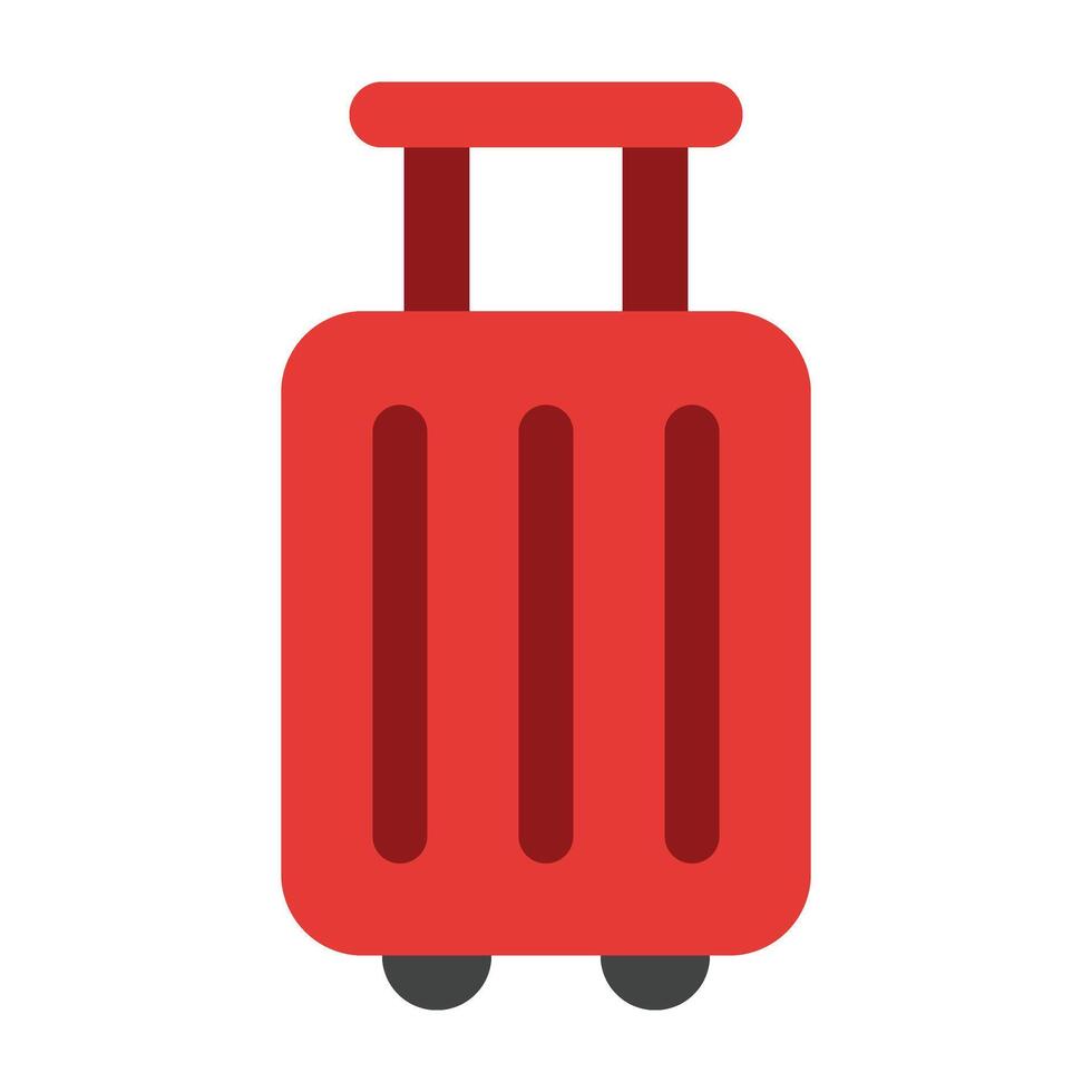 Suitcase Icon Design vector