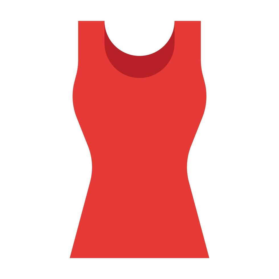 Tank Top Icon Design vector
