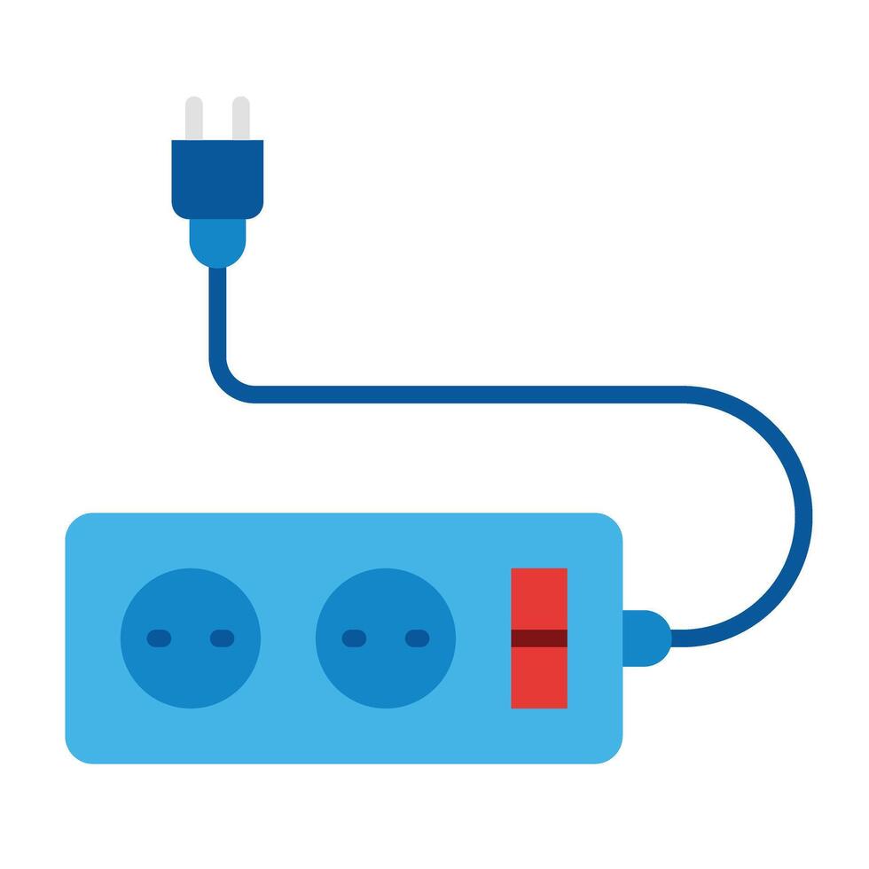 Extension Cord Icon Design vector