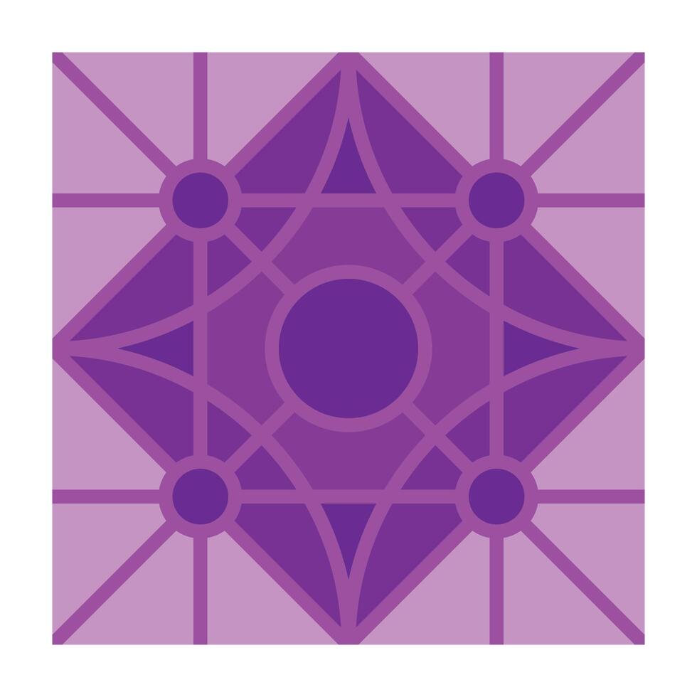 Floor Tiles Icon Design vector