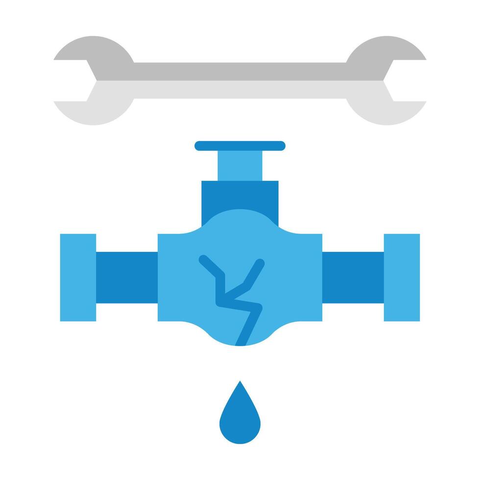 Plumbing Icon Design vector