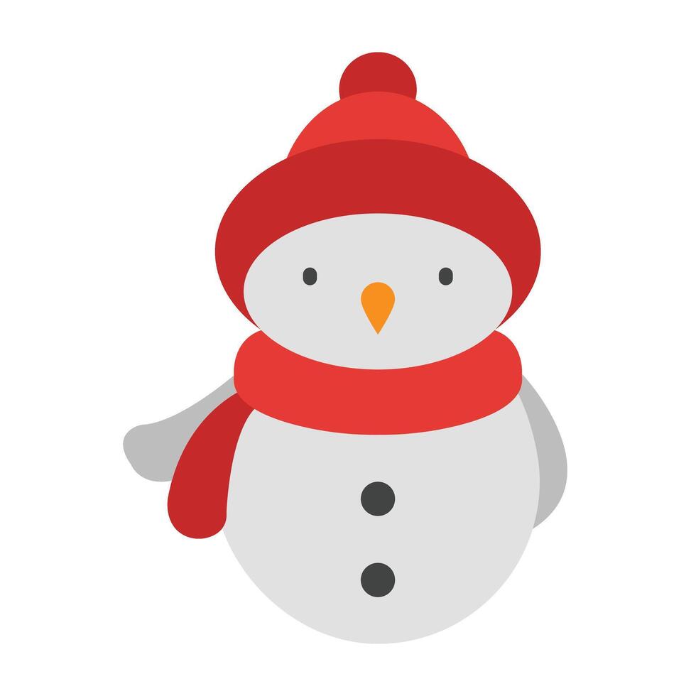 Snowman Icon Design vector