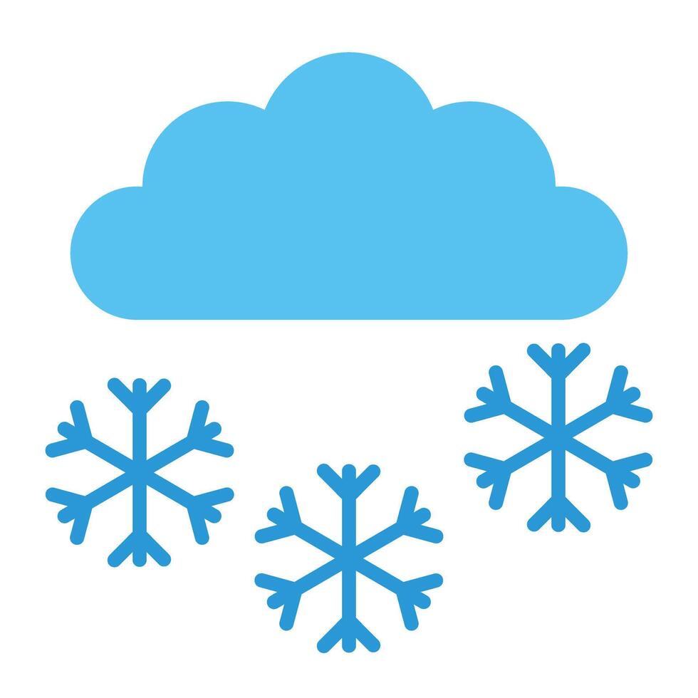 Snow Fall Icon Design vector
