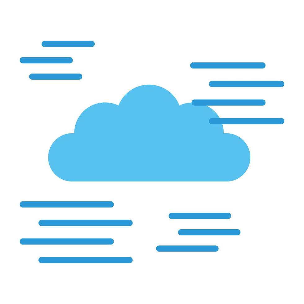 Fog Icon Design vector
