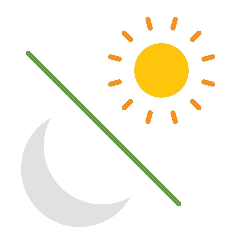 Day And Night Icon Design vector
