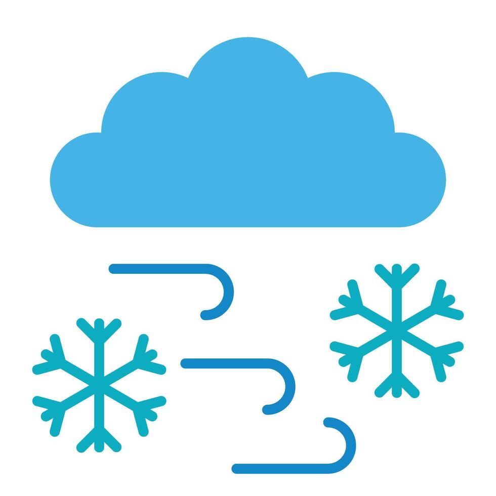 Blizzard Icon Design vector