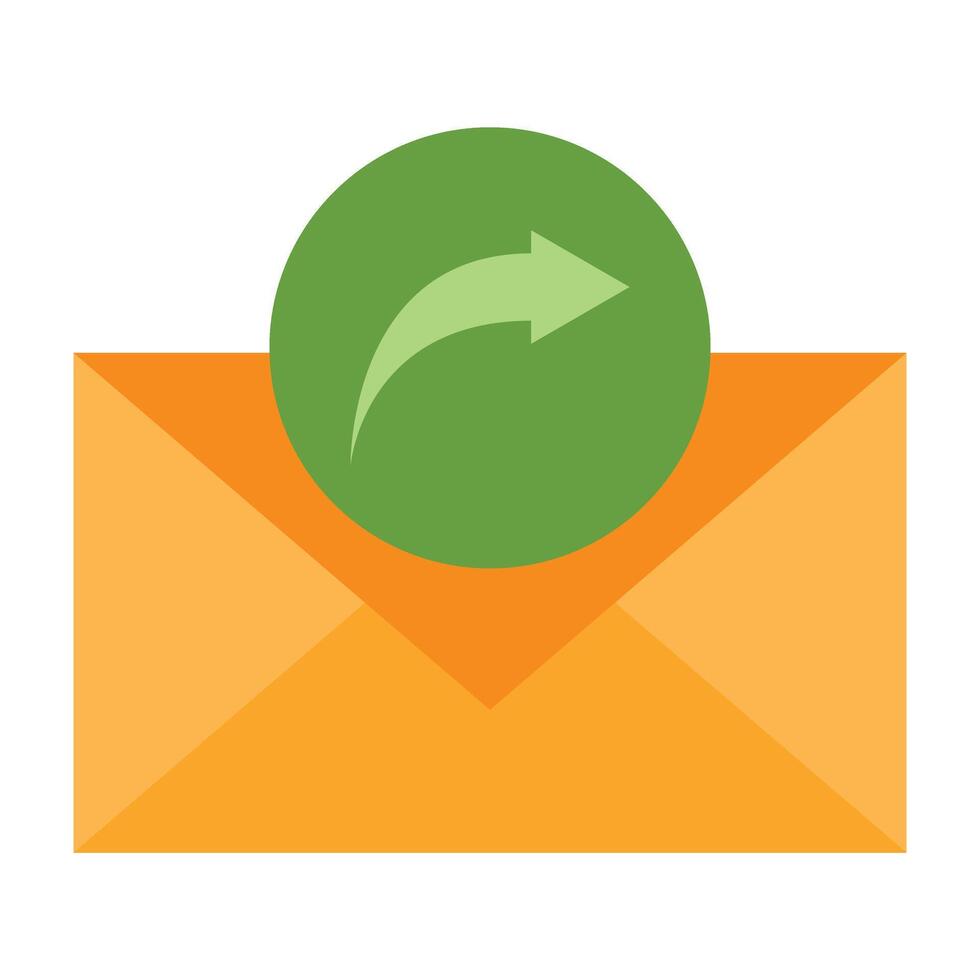 Forward Message Icon Design vector