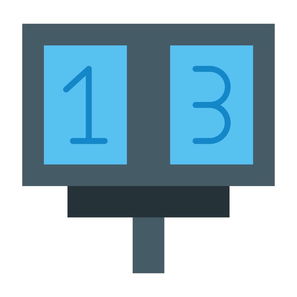 Scoreboard Icon Design vector