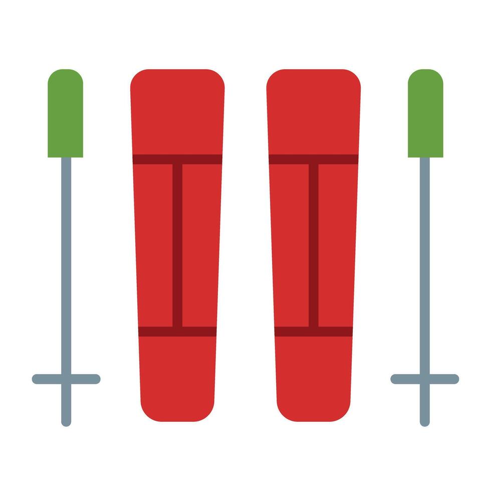 Skiing Icon Design vector