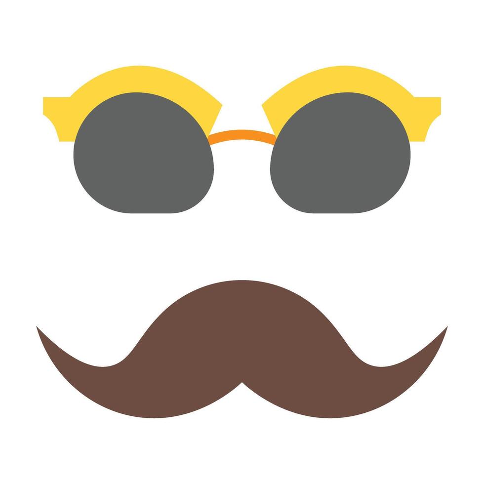 Moustache Icon Design vector