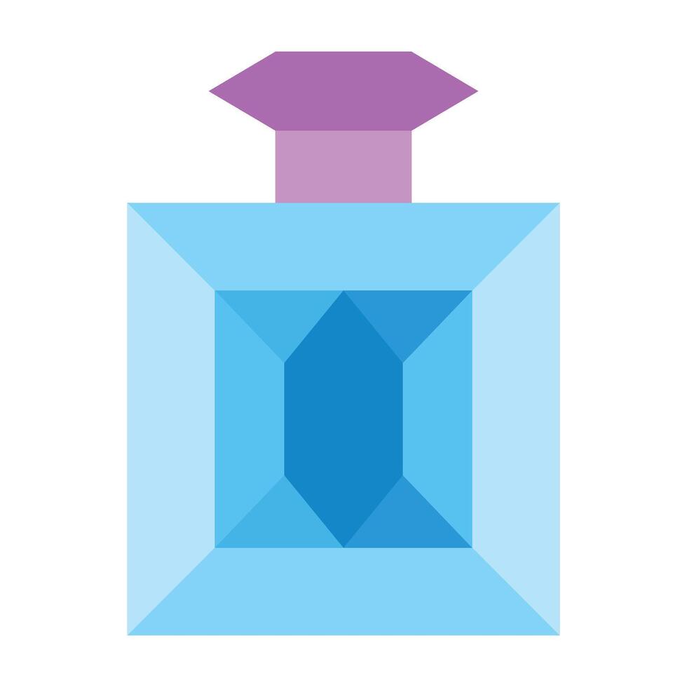 Perfume Bottle Icon Design vector