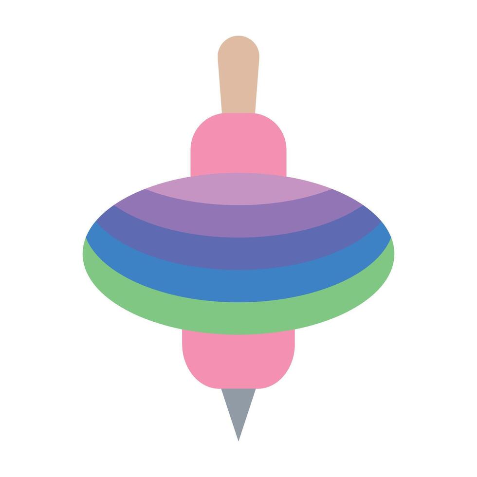 Spinning Top Icon Design vector