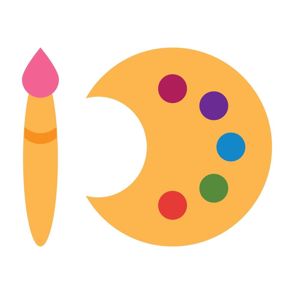 Toy Paint Icon Design vector