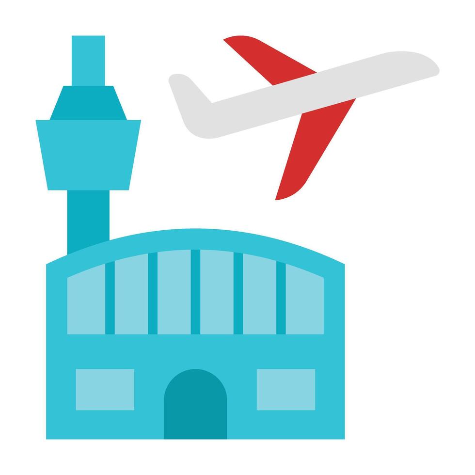 Airport Icon Design vector