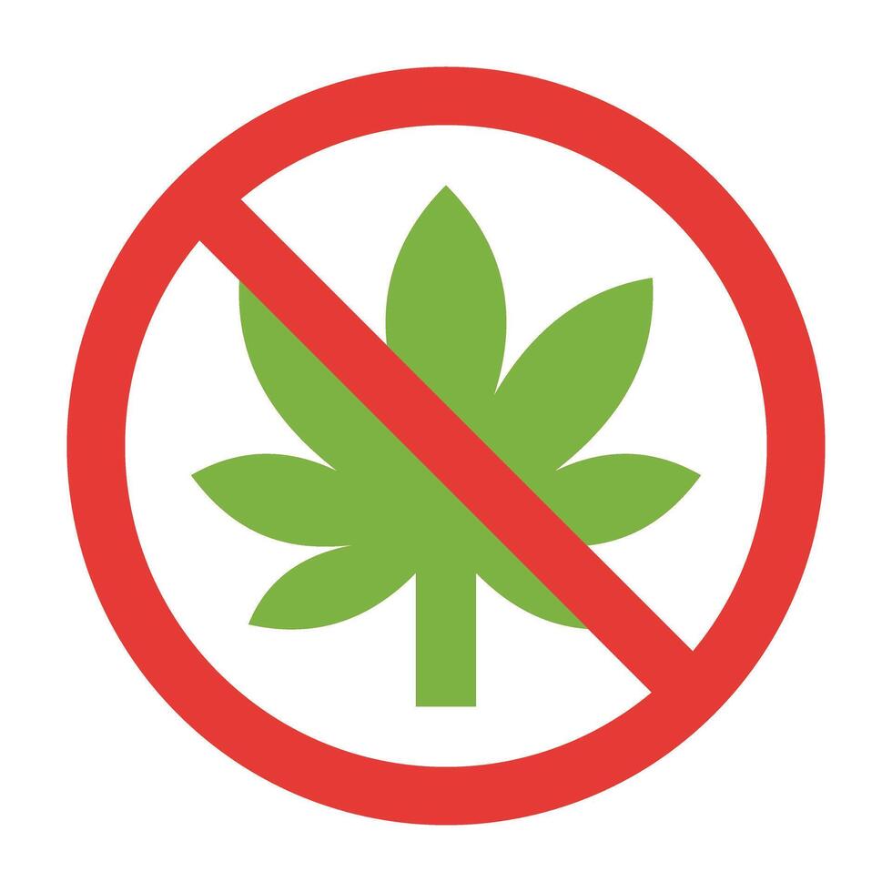 No Drugs Icon Design vector