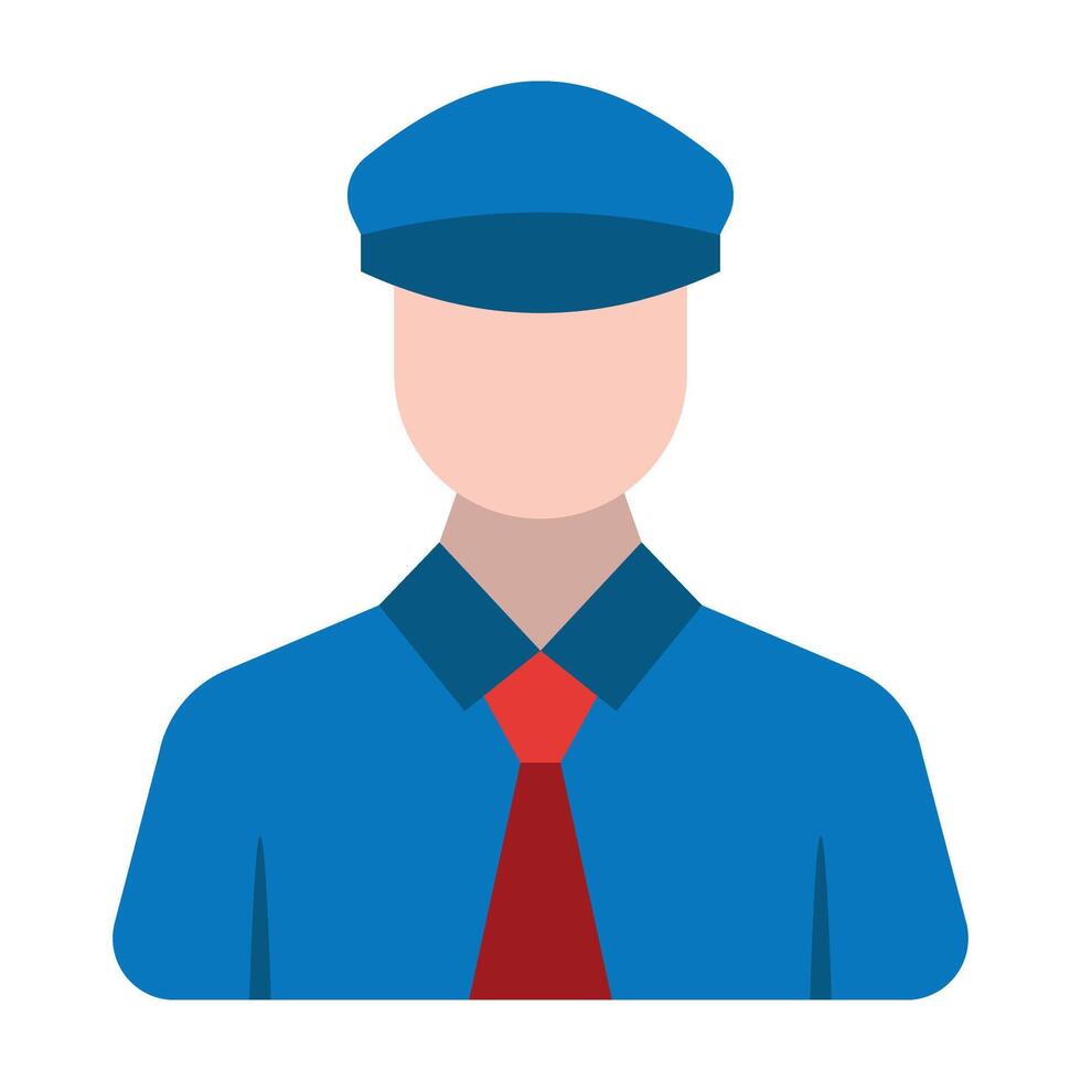Pilot Icon Design vector