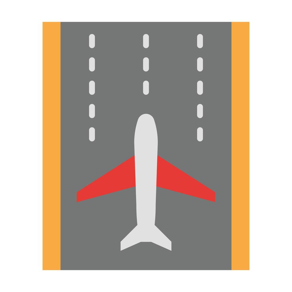 Runway Icon Design vector