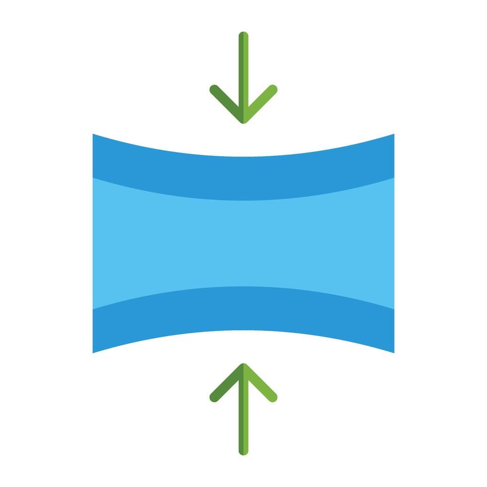 Elasticity Icon Design vector