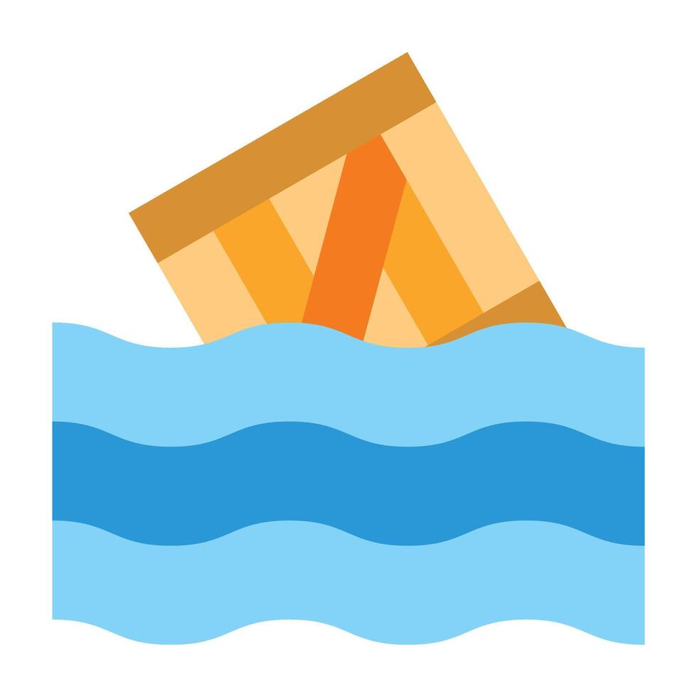 Floating Icon Design vector