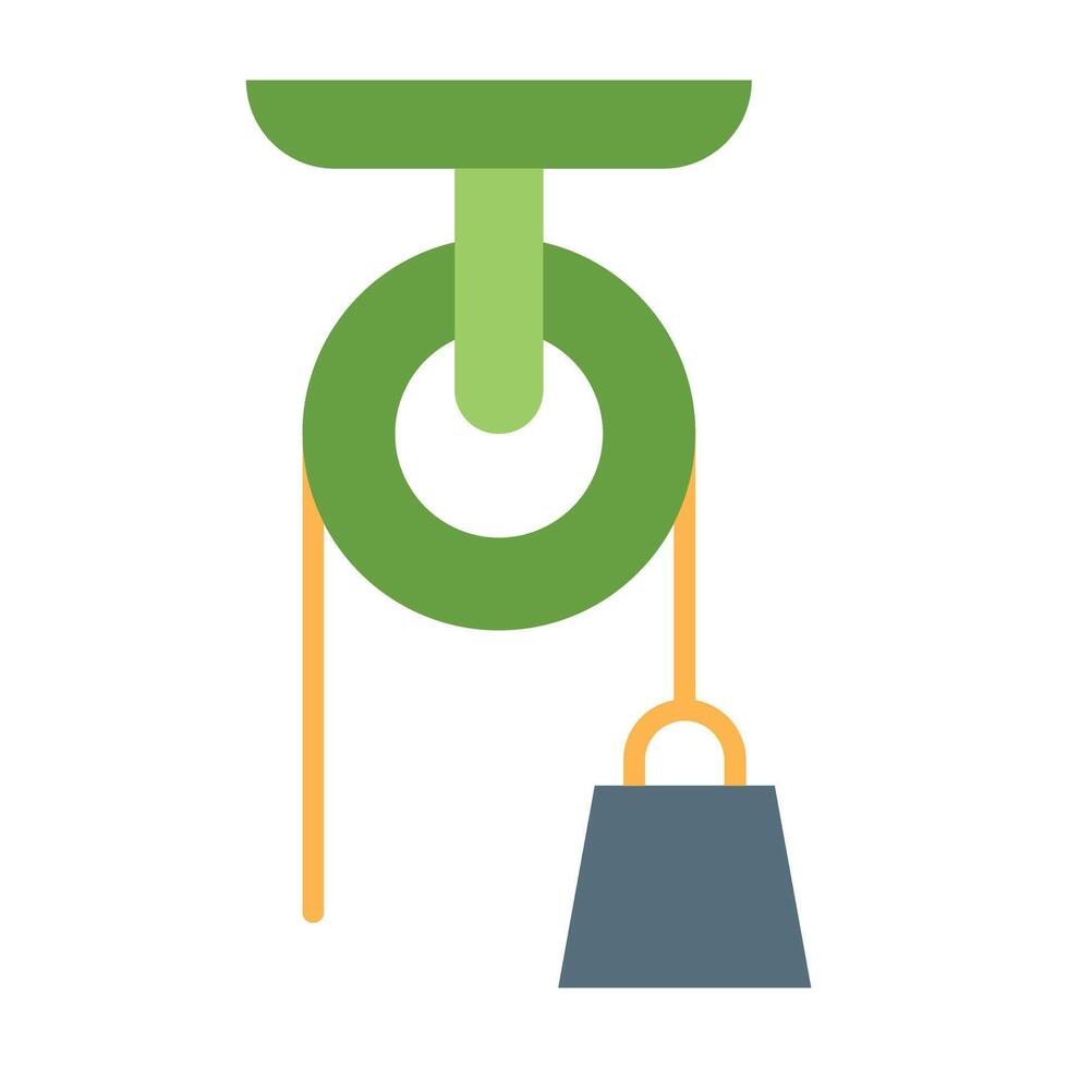 Pulley Icon Design vector
