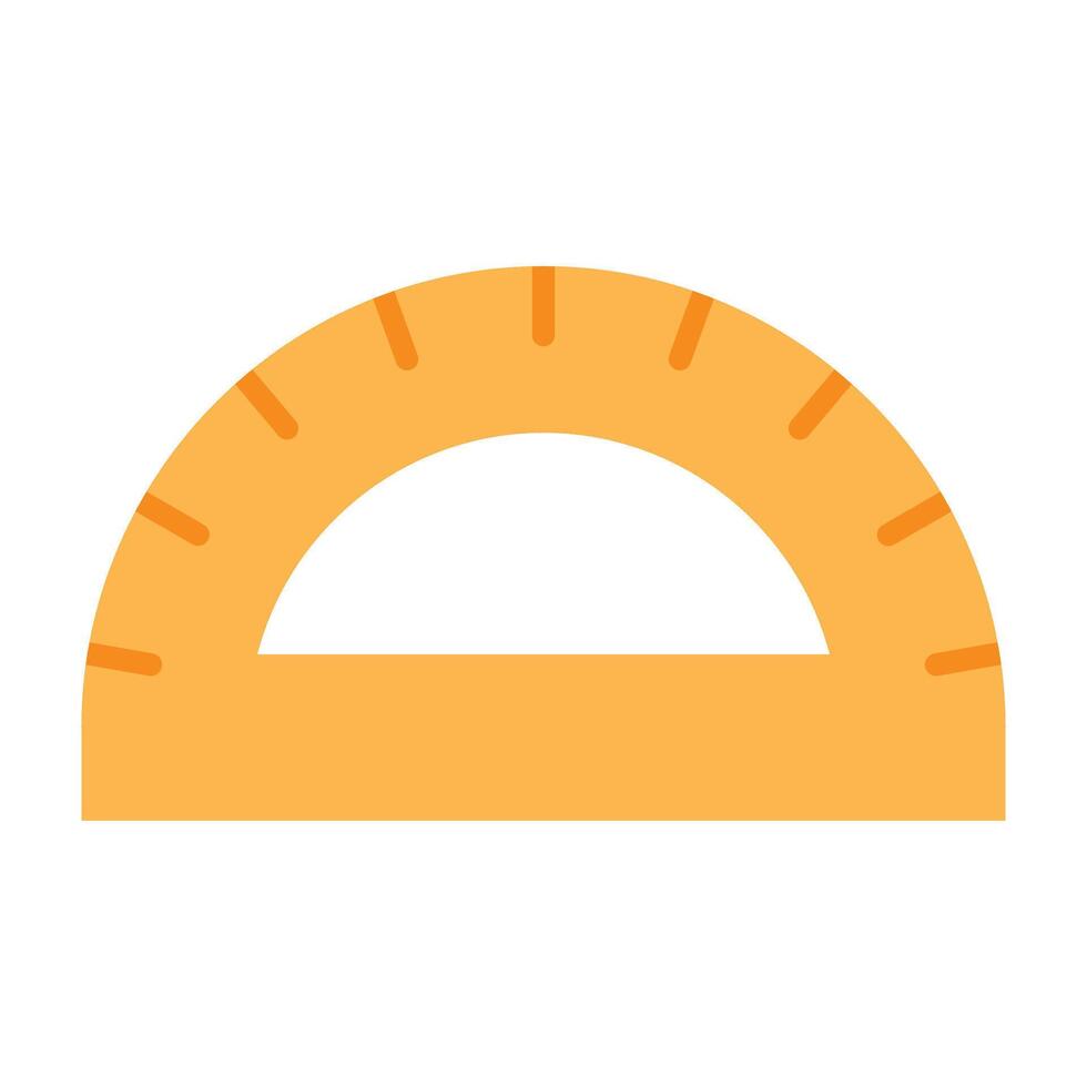 Protractor Icon Design vector