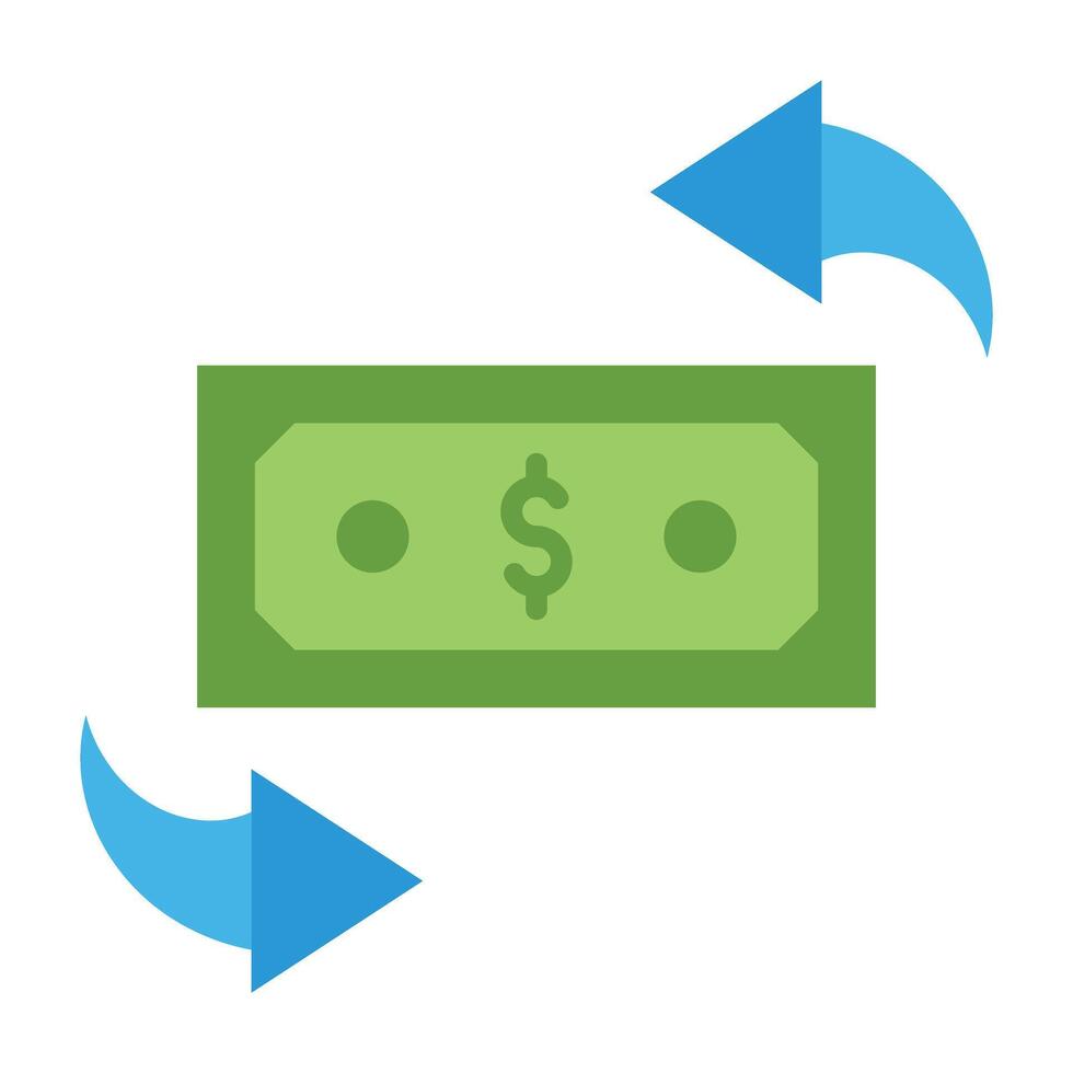 Cash Flow Icon Design vector