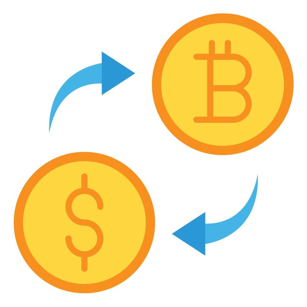 Exchange Icon Design vector