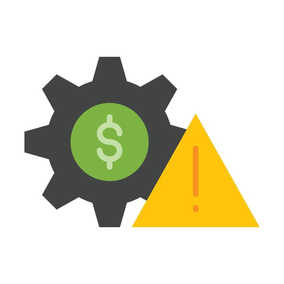 Risk Management Icon Design vector