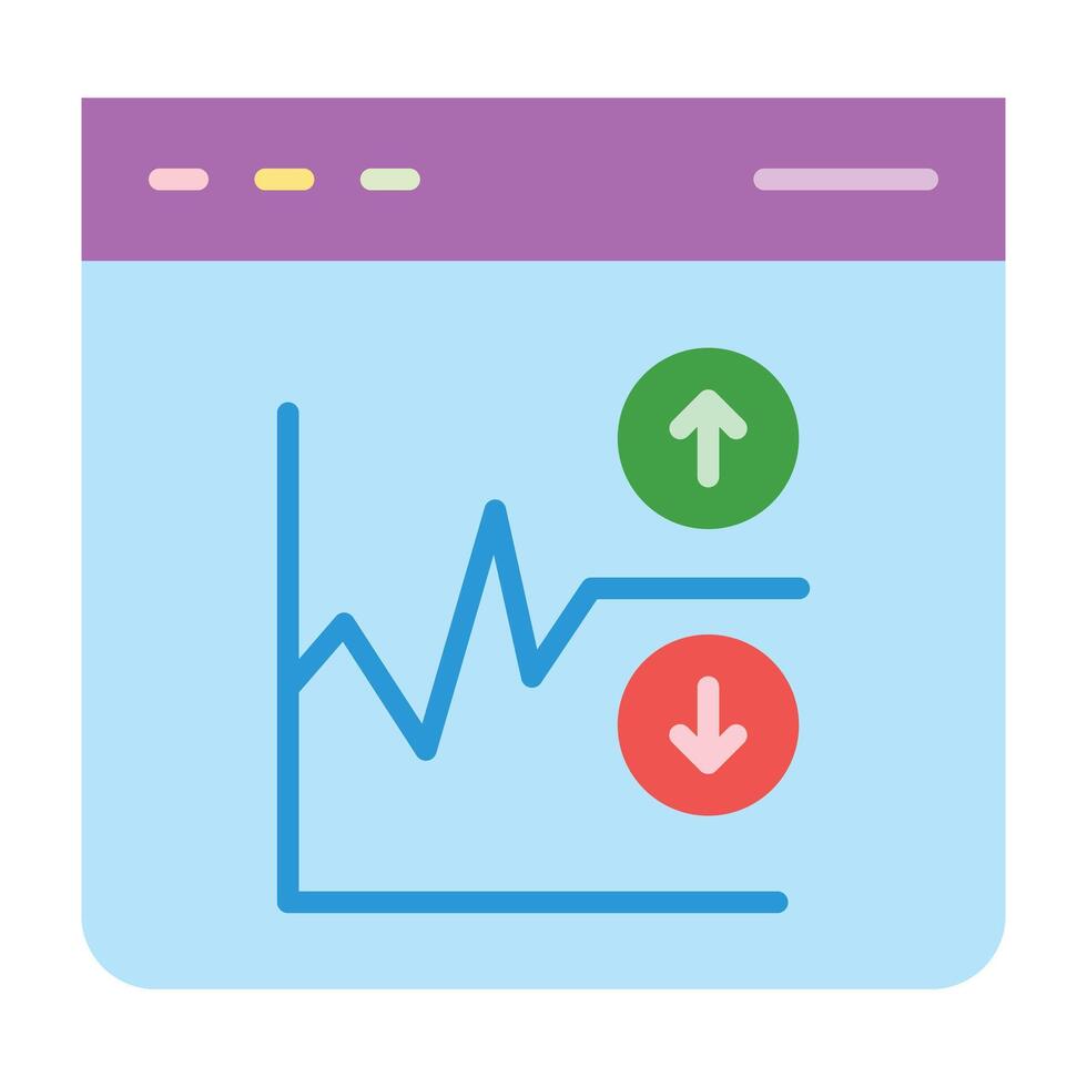 Volatility Icon Design vector
