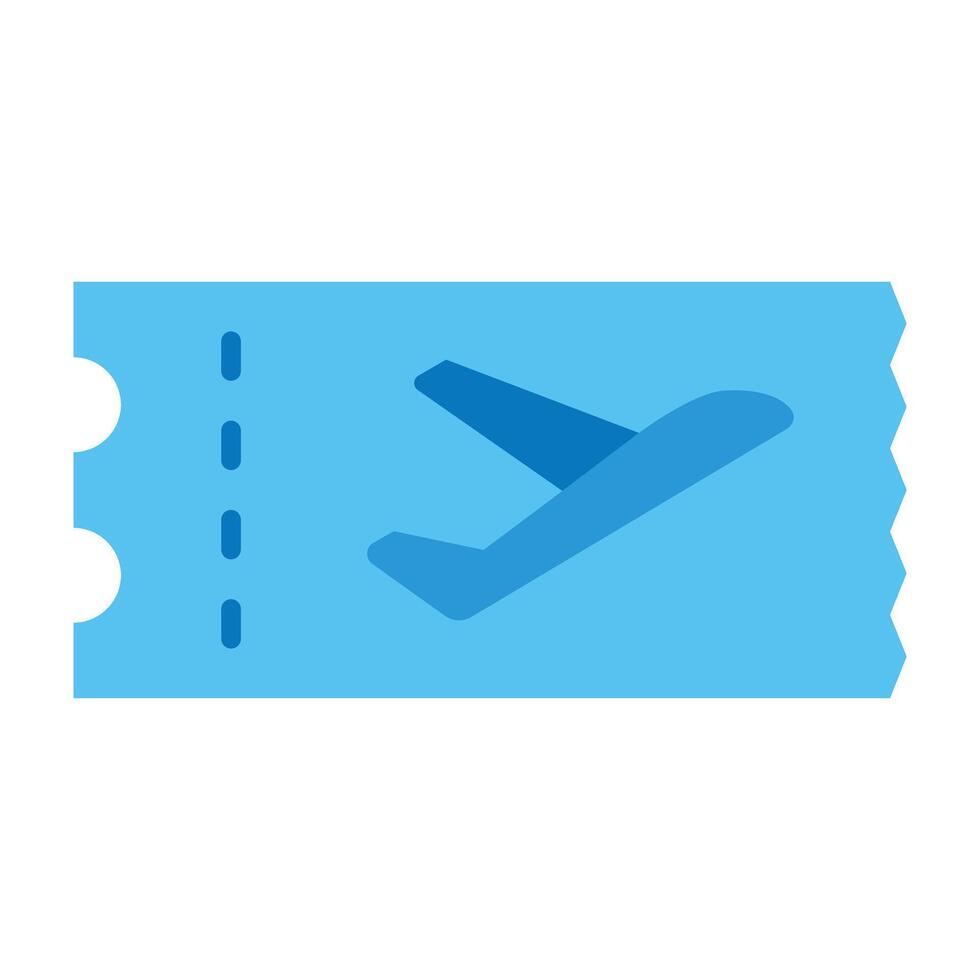 Boarding Pass Icon Design vector