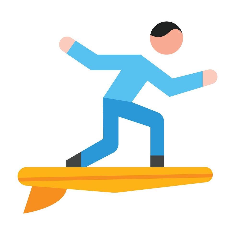 Surfing Icon Design vector