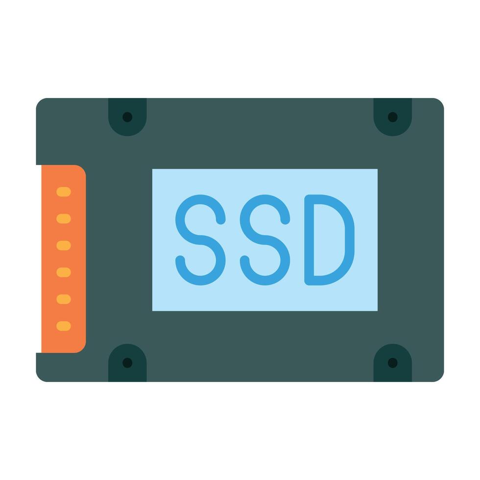 SSD Icon Design vector