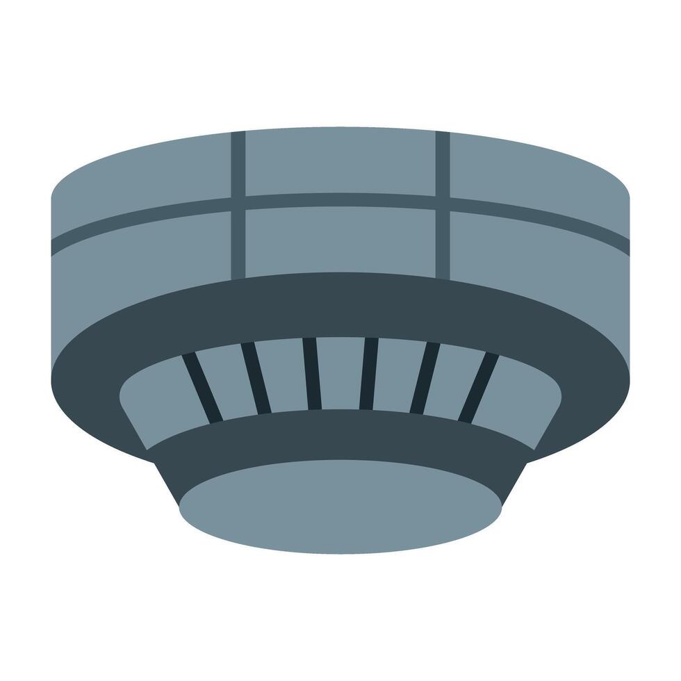 Smoke Detector Icon Design vector