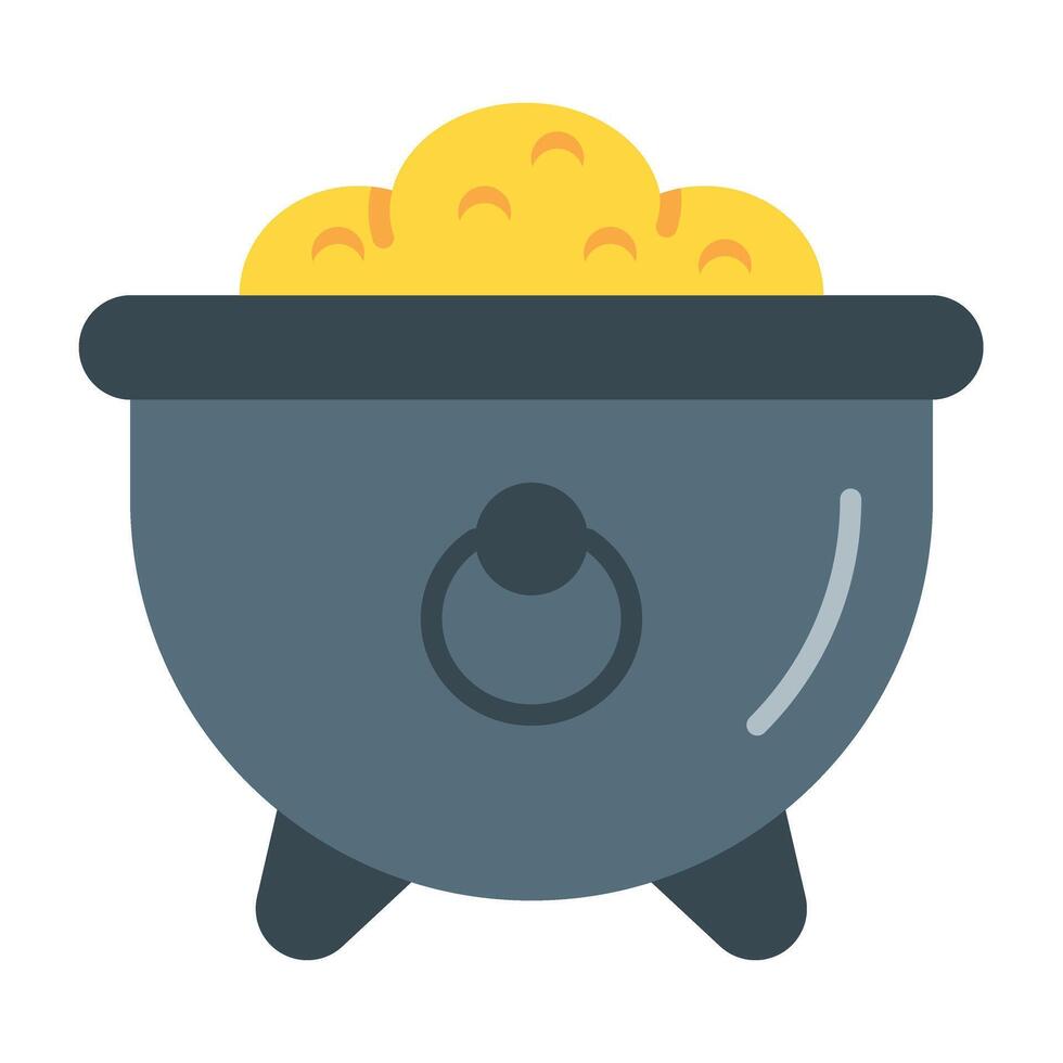 Cauldron Icon Design vector