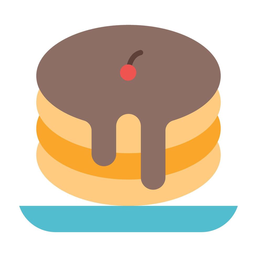 Pancake Icon Design vector