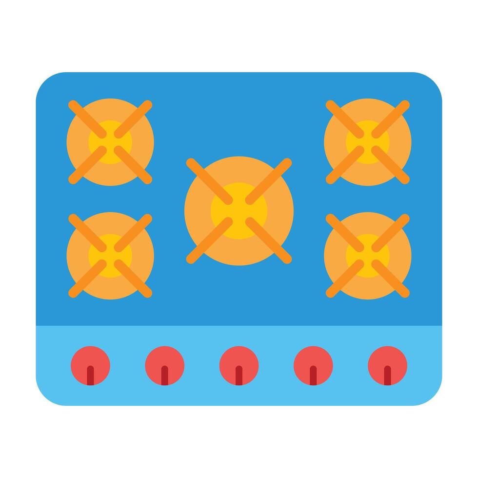 Stove Icon Design vector
