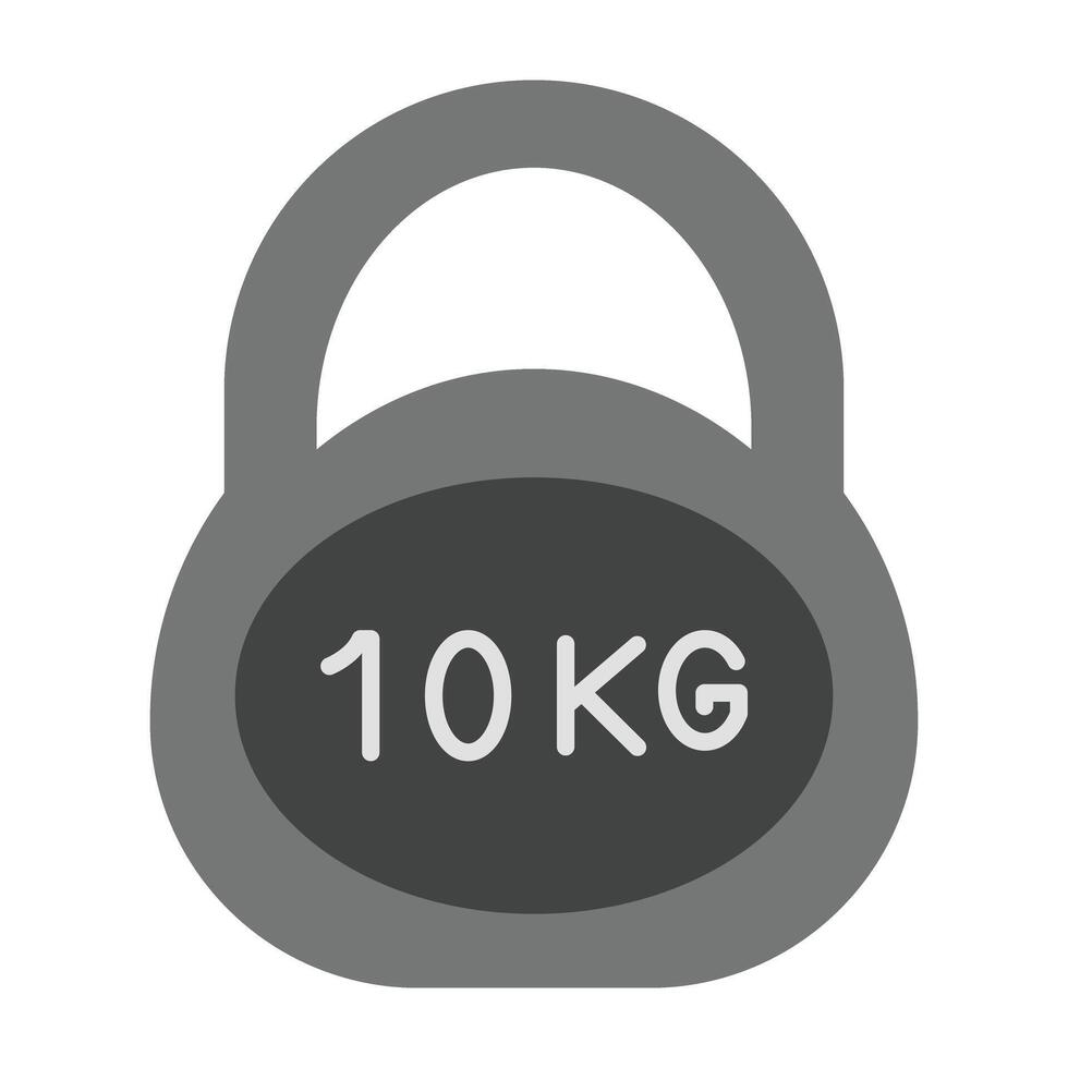 Kettlebell Icon Design vector